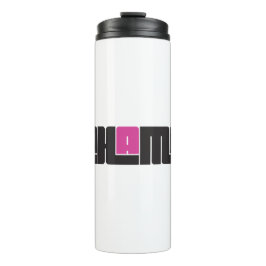 チャマブラックとピンク タンブラー