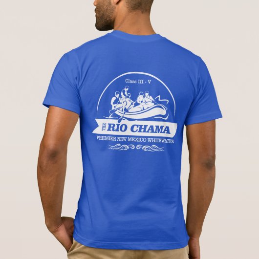 チャマリオ(ラフティング2) Tシャツ (裏面)