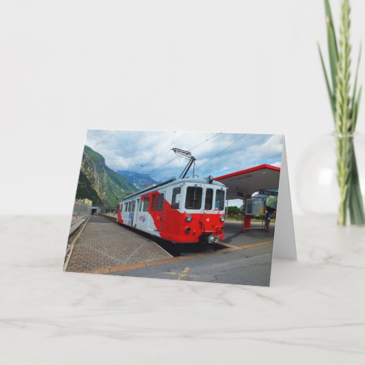 チャモニーへの列車 シーズンカード (正面)
