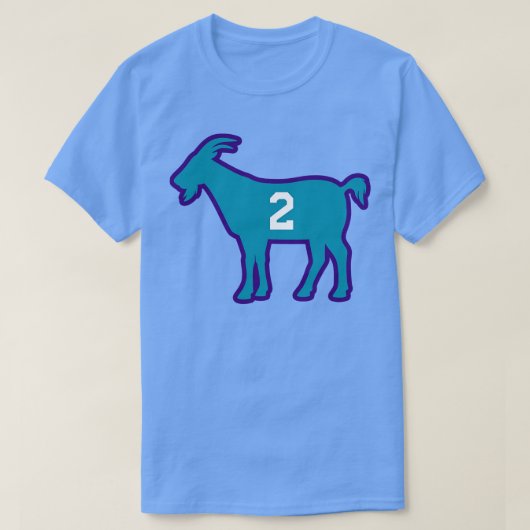 チャヤギ2紫 Tシャツ (デザイン正面)
