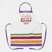 チャラもしひざまずいてKosherキッチンユーモア エプロン (正面)