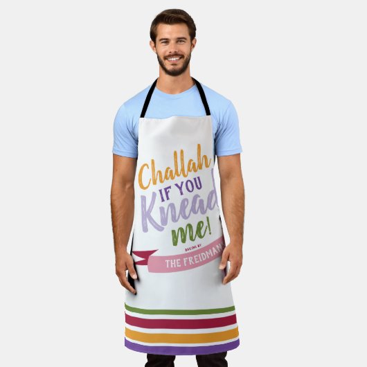 チャラもしーひざまずいて私のカラフルフローラ予測できなアド エプロン (着用した状態)