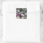 チャラサボテン開花 スクエアシール (バッグ)