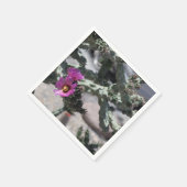 チャラサボテン開花 スタンダードカクテルナプキン (角)