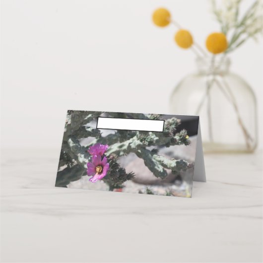 チャラサボテン開花 プレイスカード (正面)