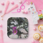 チャラサボテン開花 ペーパープレート (パーティー)