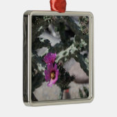 チャラサボテン開花 メタルオーナメント (右)