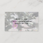 チャラサボテン開花 名刺 (裏面)