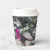 チャラサボテン開花 紙コップ (裏面)