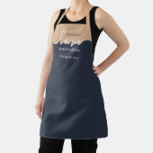 チャラパーソナライズされたーは愛で作られ食用 エプロン (インサイチュ)