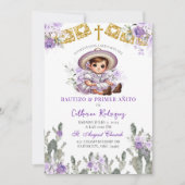 チャラパープルバラメキシカンバウティゾYプライマーアニト 招待状 (正面)