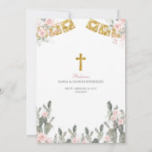 チャラピンクローゼメキシカンボティゾイPrimer Anito 招待状 (裏面)