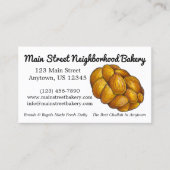 チャラーパンベーカリーベーカーユダヤ料理ベーキングクー 名刺 (正面)