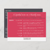 チャラーレシピはがき ポストカード (正面/裏面)