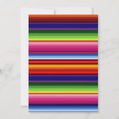 チャラ メキシカン バースデー 招待状 女の子 (裏面)