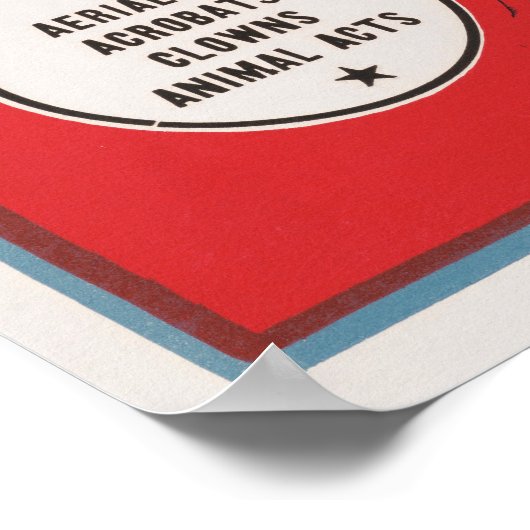 チャリオットレースの2人のサーカスのポスター ポスター (角)