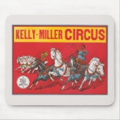 チャリオットレースの2人のサーカスのポスター マウスパッド (正面)