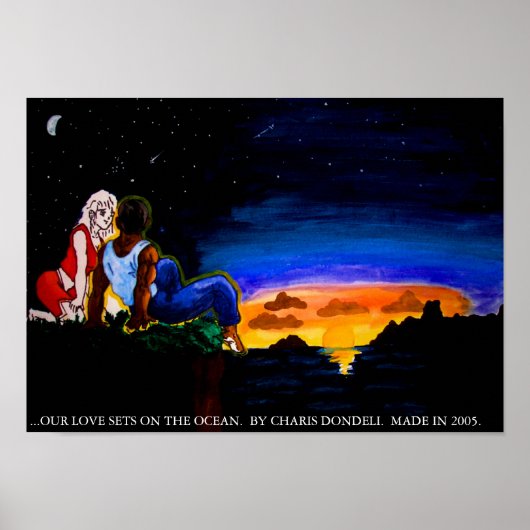 チャリスの夕日 ポスター (正面)