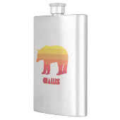 チャリスアイダホレインボーベア フラスク (左)