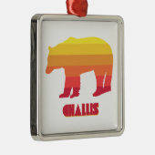 チャリスアイダホレインボーベア メタルオーナメント (右)