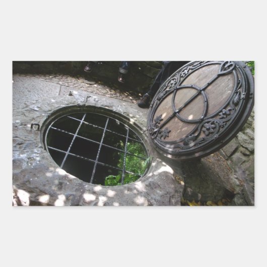 チャリスウェルヘッド 長方形シール (正面)