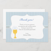 チャリスコミューニオンブルーサンキューカード サンキューカード (正面/裏面)