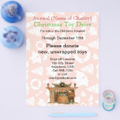 チャリティアニュアルクリスマストイドライブサンタストッキング チラシ (シングル)