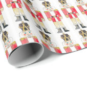 チャリティギフトラッピングのためのくるみ割りアート紙 ラッピングペーパー (ロールコーナー)