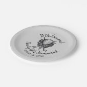 チャリティゴルフトーナメントボールティークラブコース ペーパープレート (アングル)