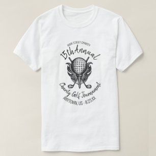 チャリティゴルフトーナメントボールティークラブコース Tシャツ