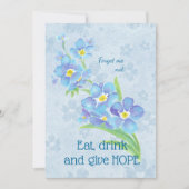 チャリティファンドレイザー忘れイベント – 私ではない花 招待状 (正面)