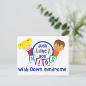 チャリティポストカード（白） ポストカード (スタンド正面)