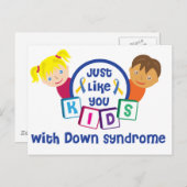 チャリティポストカード（白） ポストカード (正面/裏面)