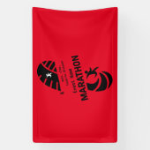 チャリティマラソンプロモーションイベントマーチ 横断幕 (縦)