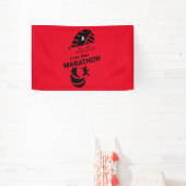 チャリティマラソンプロモーションイベントマーチ 横断幕 (インサイチュ)