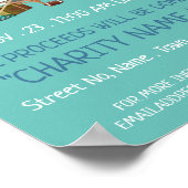 チャリティヤードセールイベント広告ズ ポスター (角)