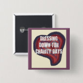 チャリティーのために着飾る 缶バッジ (正面&裏面)