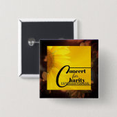 チャリティーのためのコンサート国際的 缶バッジ (正面&裏面)