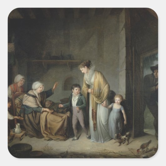 チャリティーの教訓 スクエアシール (正面)