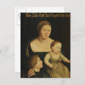 チャリティーまたはアーティストの家族, c.1528 ポストカード (正面/裏面)