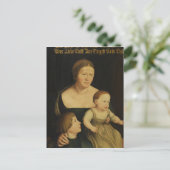 チャリティーまたはアーティストの家族, c.1528 ポストカード (スタンド正面)