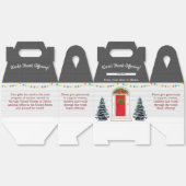 チャリティーまたはミッションのためのクリスマスコレクションボックス フェイバーボックス (見開き)