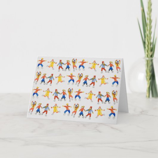 チャリティーアイススケーターアートカード カード (正面)