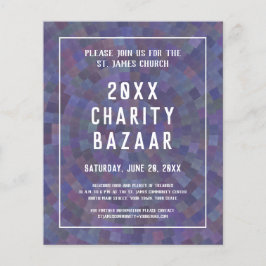 チャリティーイベント、バザー、またはポット運のためのフライヤー チラシ