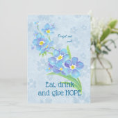 チャリティーイベント 忘れな草の花 招待状 (スタンド正面)