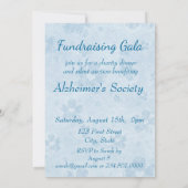 チャリティーイベント 忘れな草の花 招待状 (裏面)