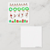 チャリティークリスマスカードのための芸術 ノートカード (正面/裏面)