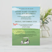 チャリティーゴルフトーナメント招待状 招待状 (スタンド正面)
