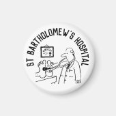 チャリティーファンドレイザーギフトアイテムメディカルおもしろいック マグネット (正面)