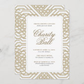 チャリティーボールパーティー 招待状 (正面/裏面)